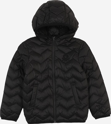 UNITED COLORS OF BENETTON Välikausitakki värissä musta: etupuoli