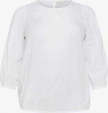 KAFFE CURVE Bluse 'Rory' in Weiß: Vorderseite