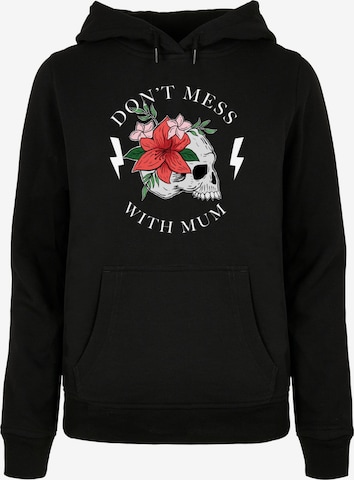 ABSOLUTE CULT Sweatshirt 'Mother's Day - Dont Mess With Mum' in Zwart: voorkant