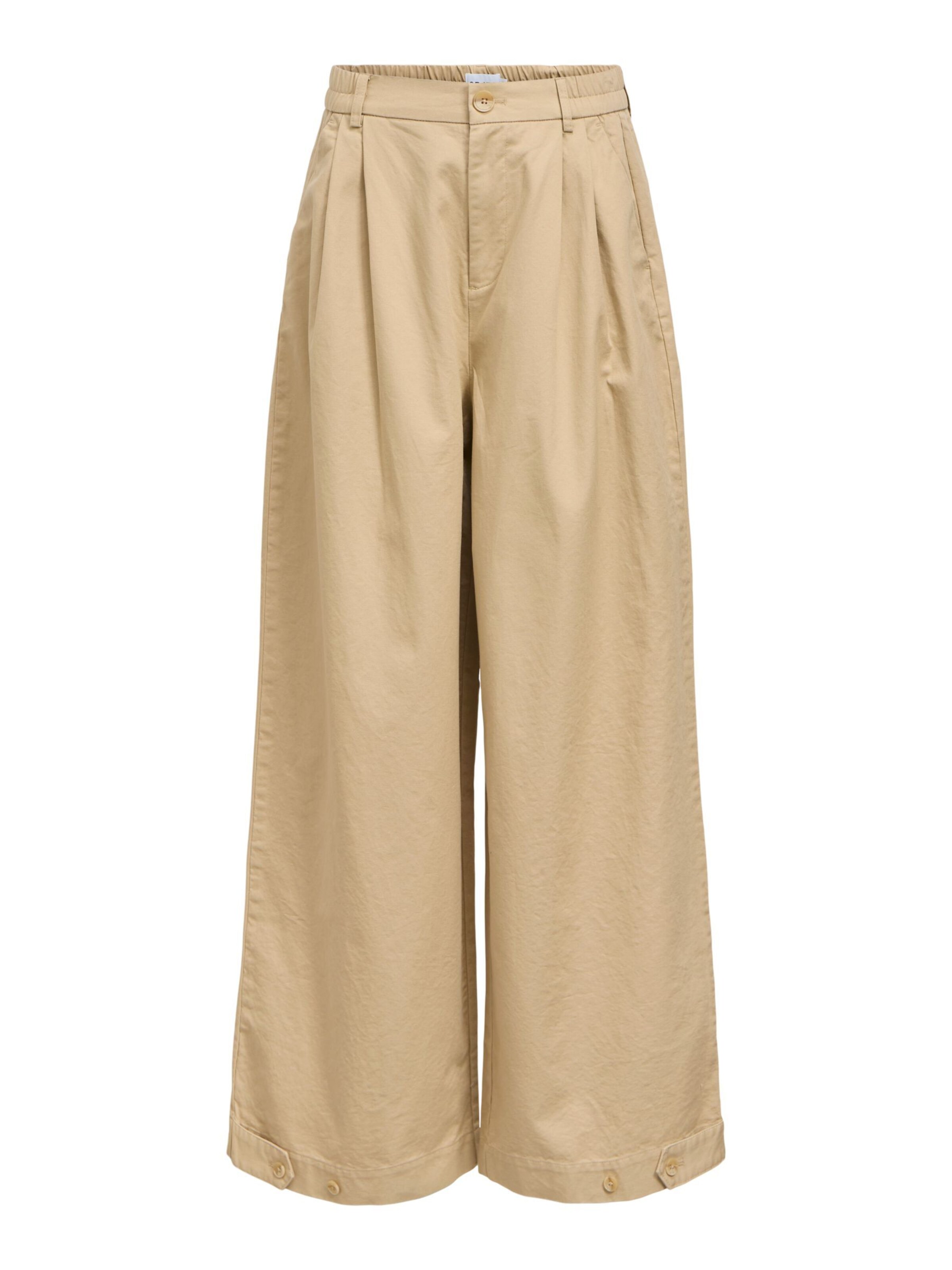 OBJECT Pleat-front trousers 'OBJIryna' in Beige, Item view