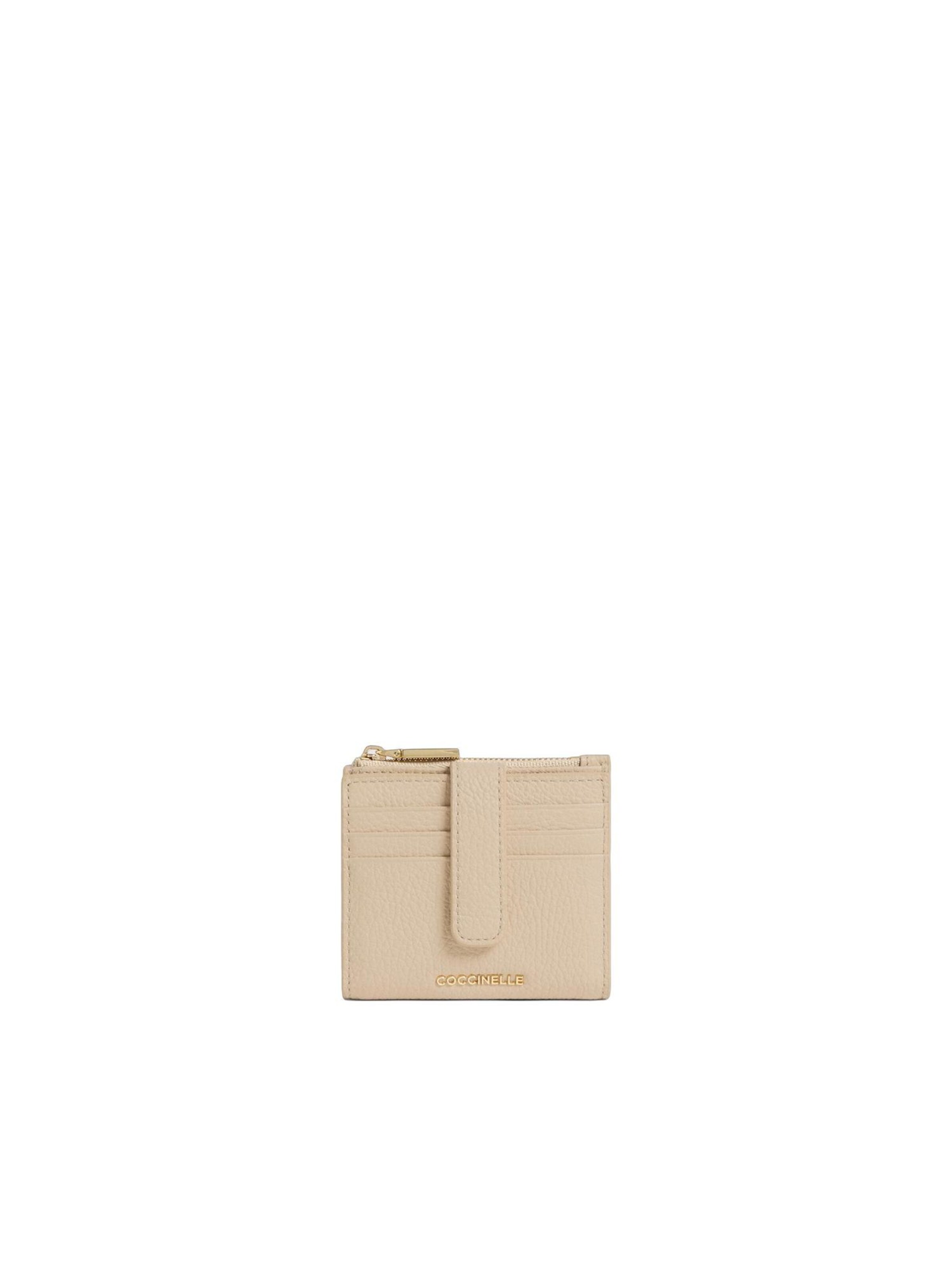 Coccinelle Wallet 'COCCINELLE METALLIC 26 3' in Beige