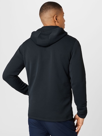 JACK WOLFSKIN Athletic Fleece Jacket 'MODESTO' in Black