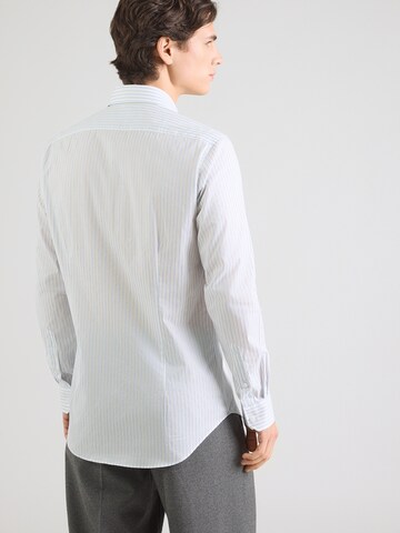 Coupe regular Chemise 'Dobby' Michael Kors en bleu : derrière