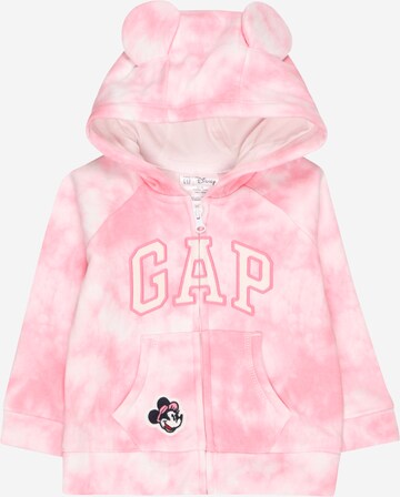 GAP Zip-Up Hoodie in Pink: front