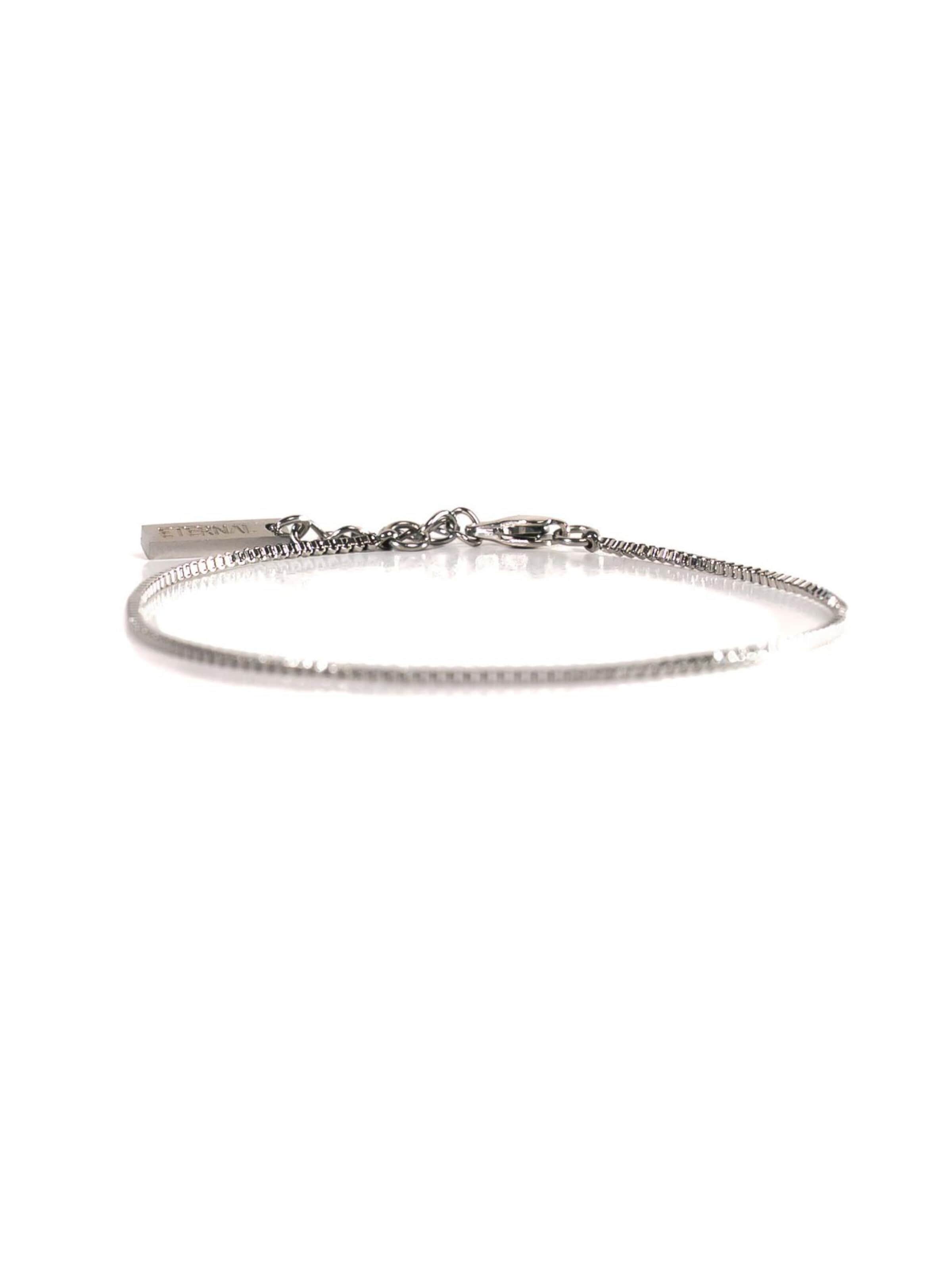 Eternal Bracelet 'Box' in Silver: front