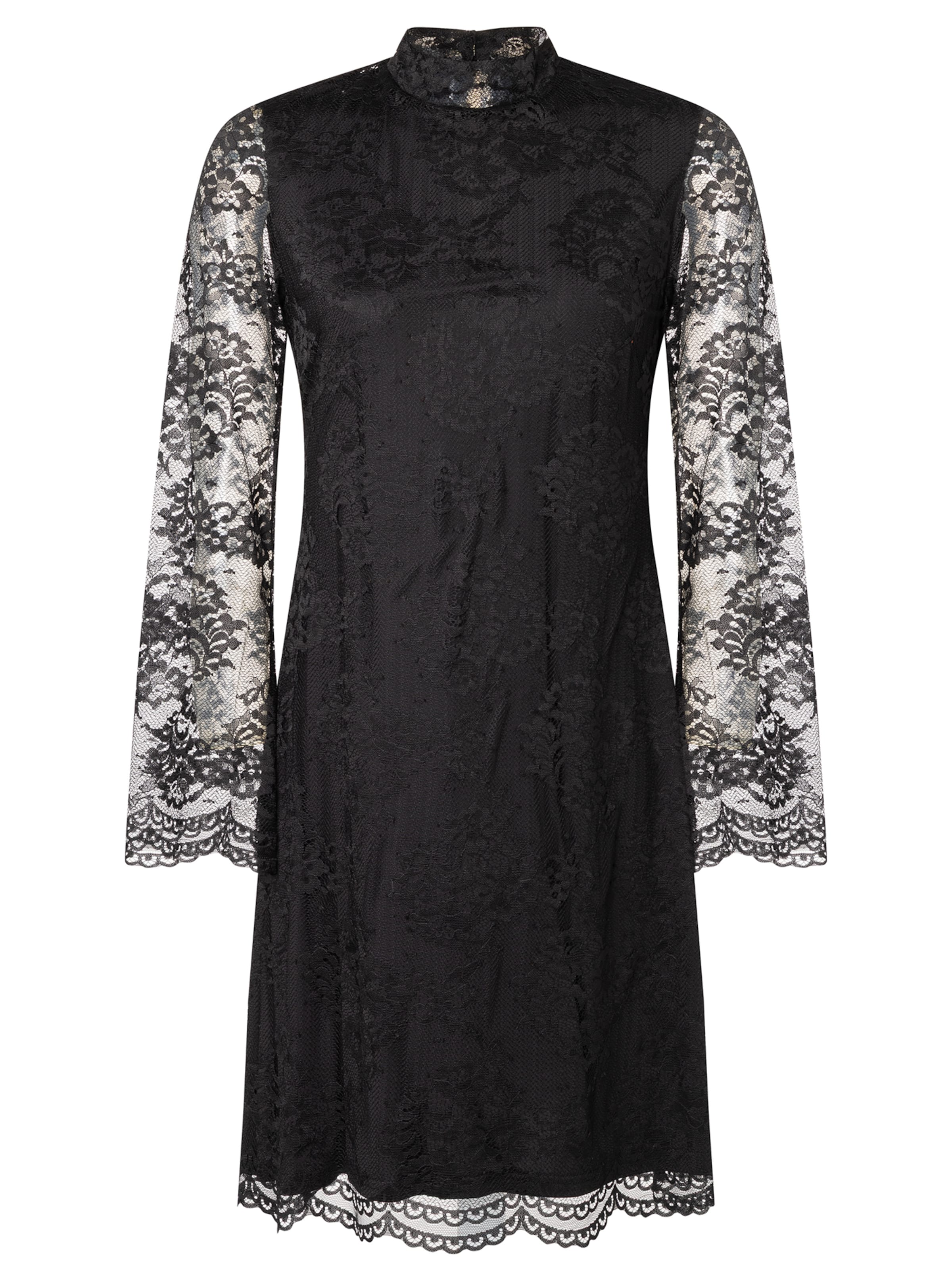 Ana Alcazar Avondjurk 'Ceni' in Zwart: voorkant