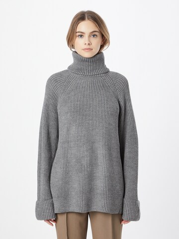 NA-KD Oversized sweater in Grey: front