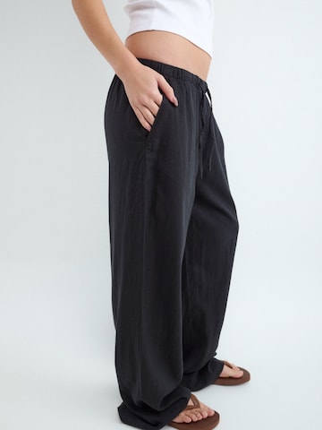 BALMOHK Wide Leg Hose in Schwarz