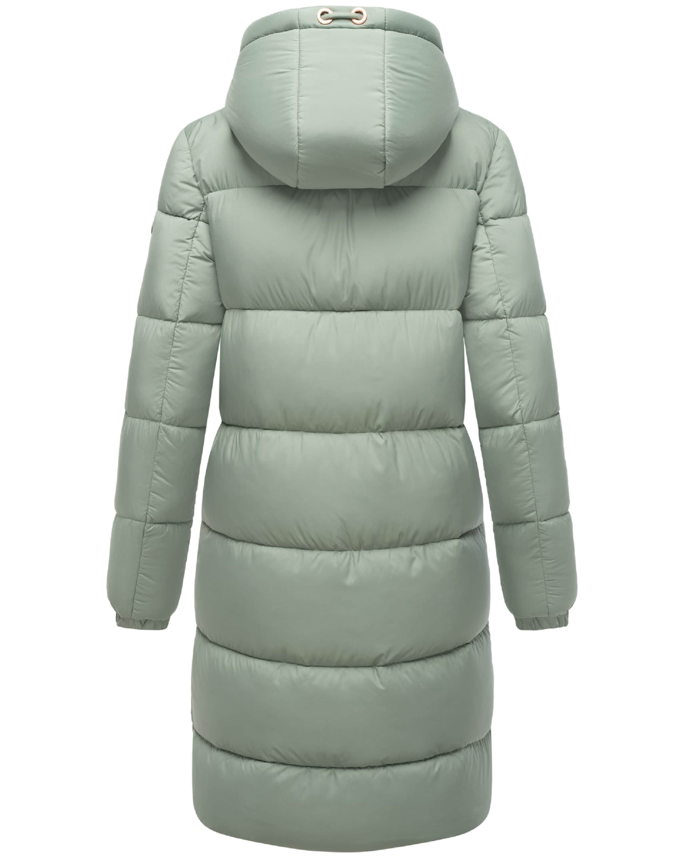 MARIKOO Зимнее пальто в Зеленый