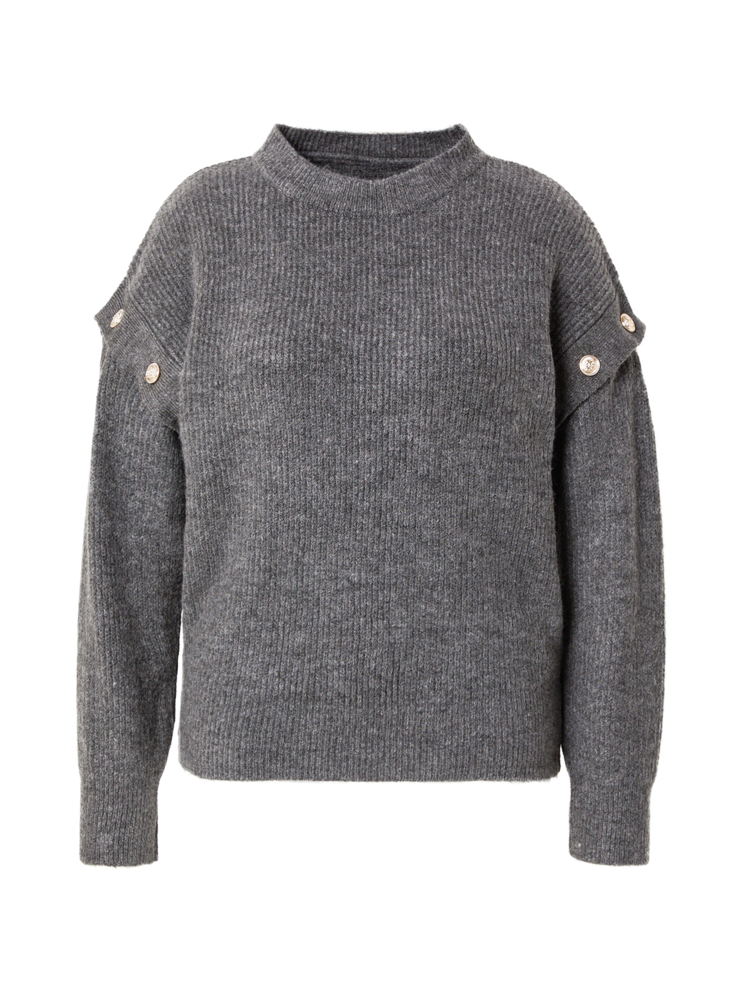 Trendyol Curve Pullover in Grau: Vorderseite