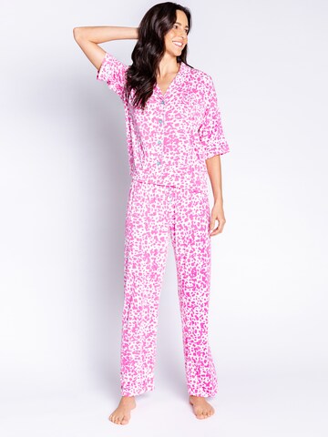 PJ Salvage Pyjama 'Night & Day' in Wit: voorkant