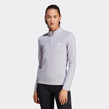 T-shirt fonctionnel 'Techfit ' ADIDAS PERFORMANCE en violet : devant