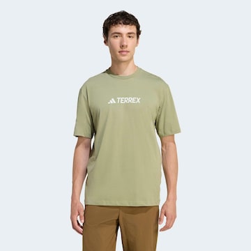 ADIDAS TERREX Shirt in Green: front