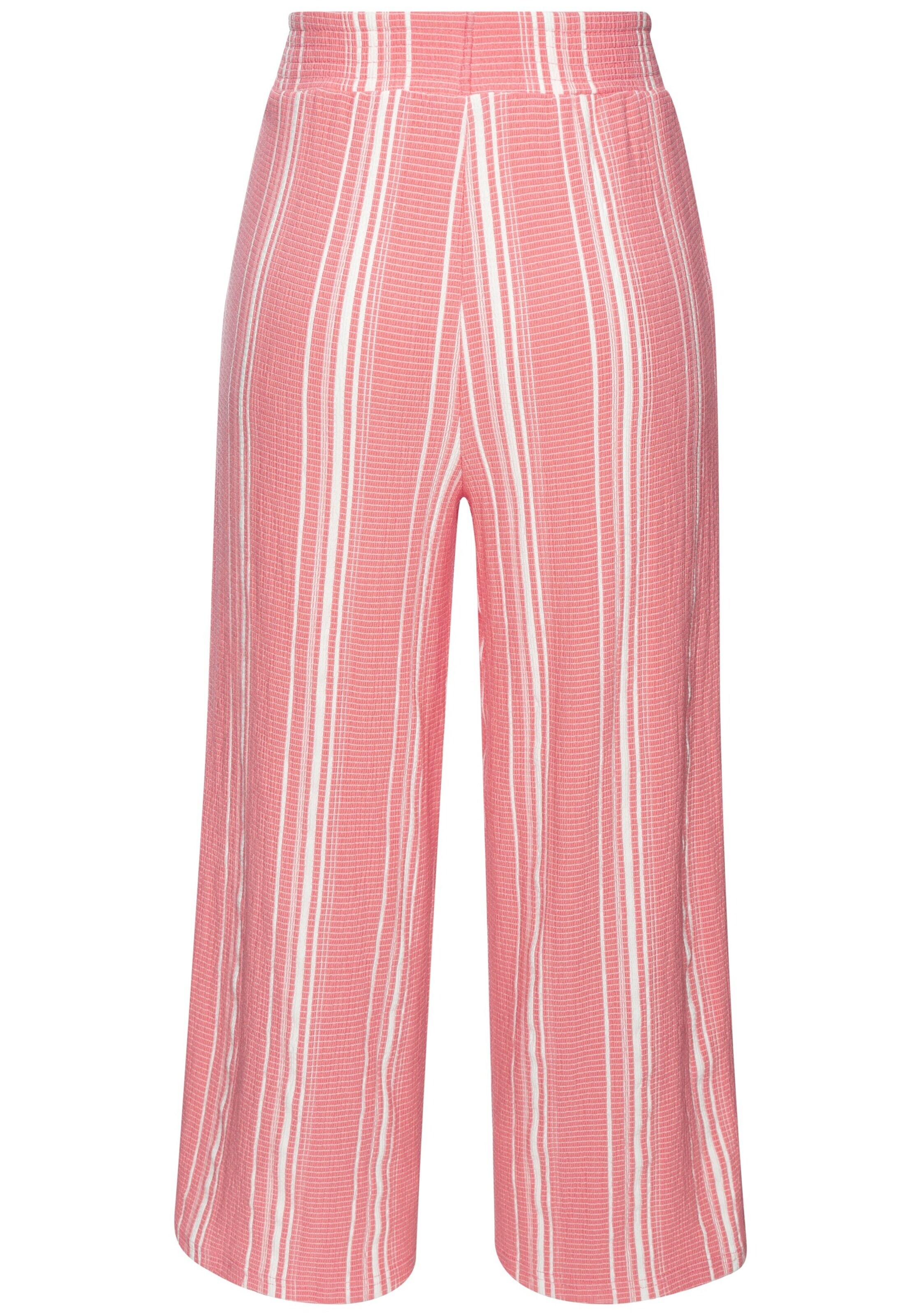 LASCANA Wide Leg Hose in Pink