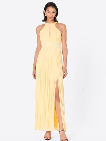 TFNC - Vestido de festa 'LUCIA' em amarelo: frente