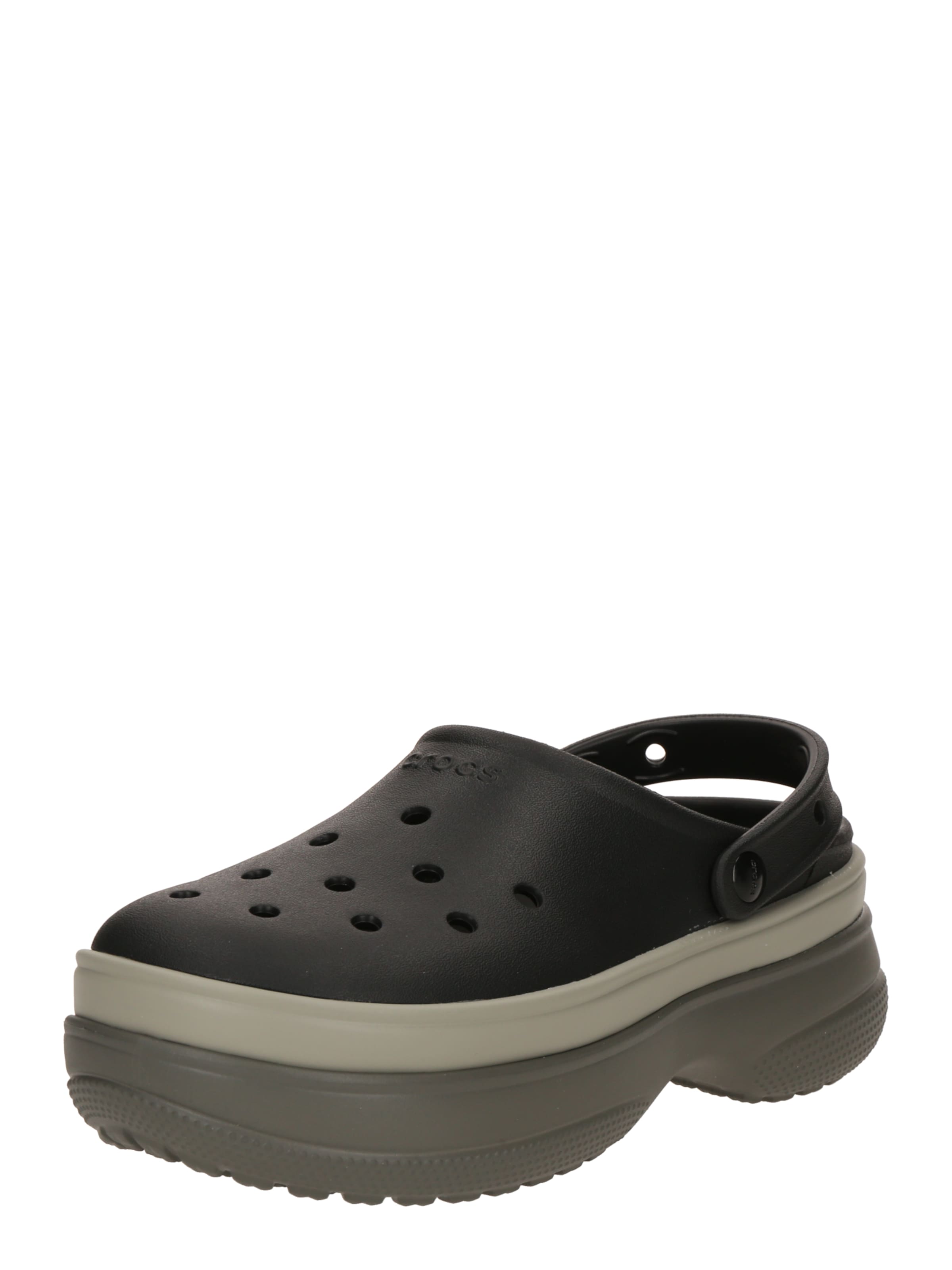 Clogs 'Classic' di Crocs in nero: frontale
