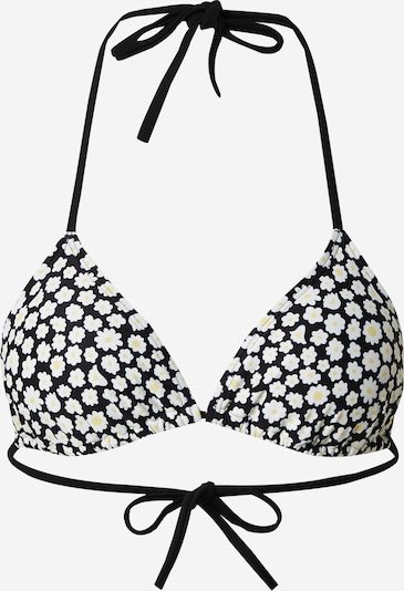 Hurley Sports bikini top 'Daisy' in Light yellow / Black / White, Item view