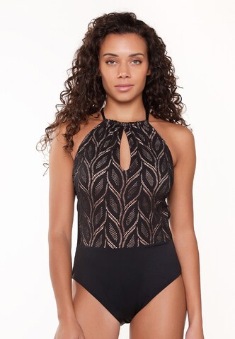 LingaDore Swimsuit in Black: front