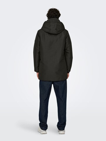 Only & Sons Přechodová parka 'Carl' – zelená