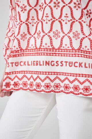 LIEBLINGSSTÜCK - Blusa 'Flonia' em vermelho