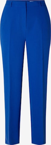 SELECTED FEMME Wide leg Pleated Pants 'NEW MYLA' in Blue: front