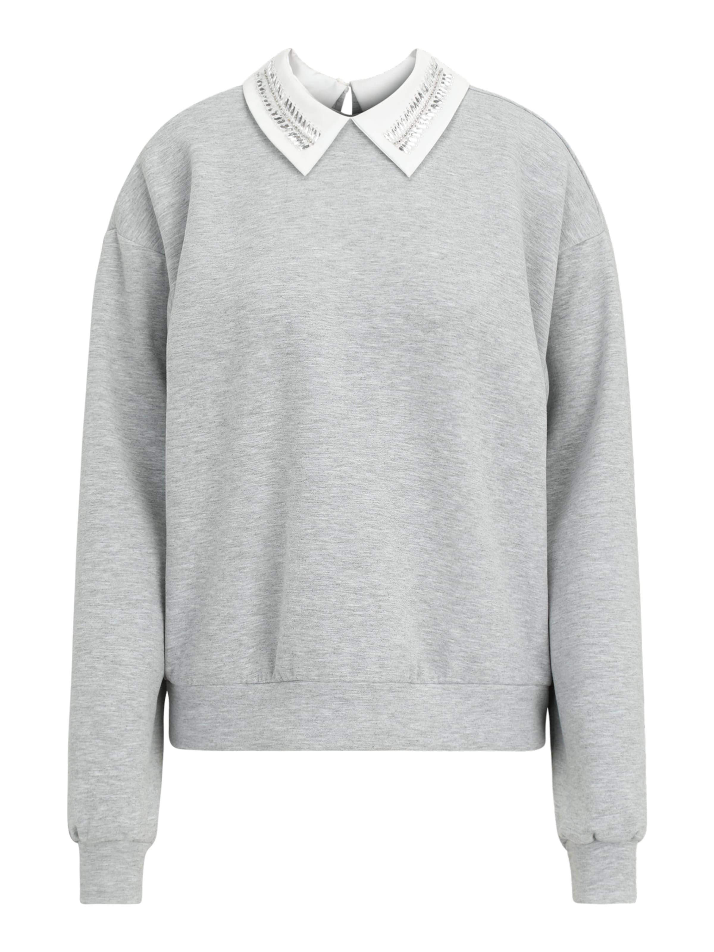 Bluză de molton 'ONLWILLOW' de la Only Tall pe gri: față