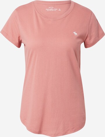 Abercrombie & Fitch Shirt in Oranje: voorkant