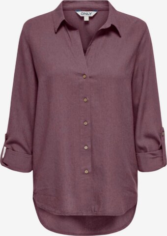 Camicia da donna '15363991' di ONLY in rosso: frontale