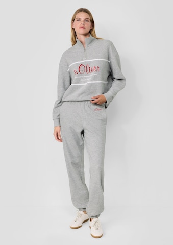 s.Oliver - Tapered Pantalón en gris: frente