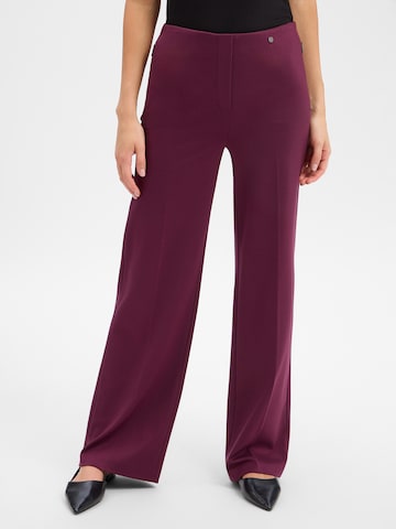 Regular Pantalon Marc Cain en violet : devant