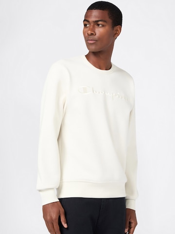 Sweat-shirt Champion Authentic Athletic Apparel en blanc : devant