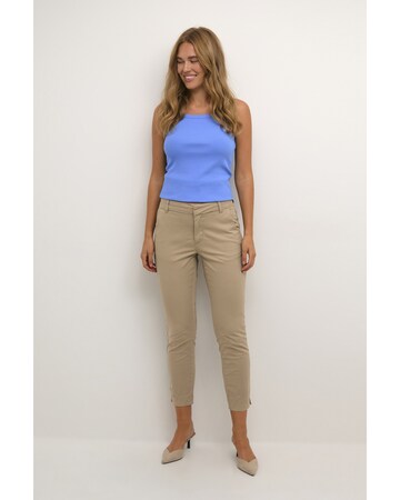 Slimfit Pantaloni 'Mette' di Kaffe in beige