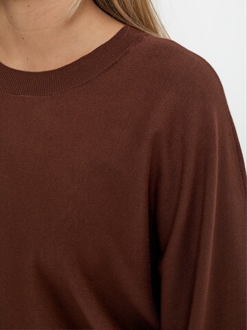 minus Sweater 'Dana' in Brown