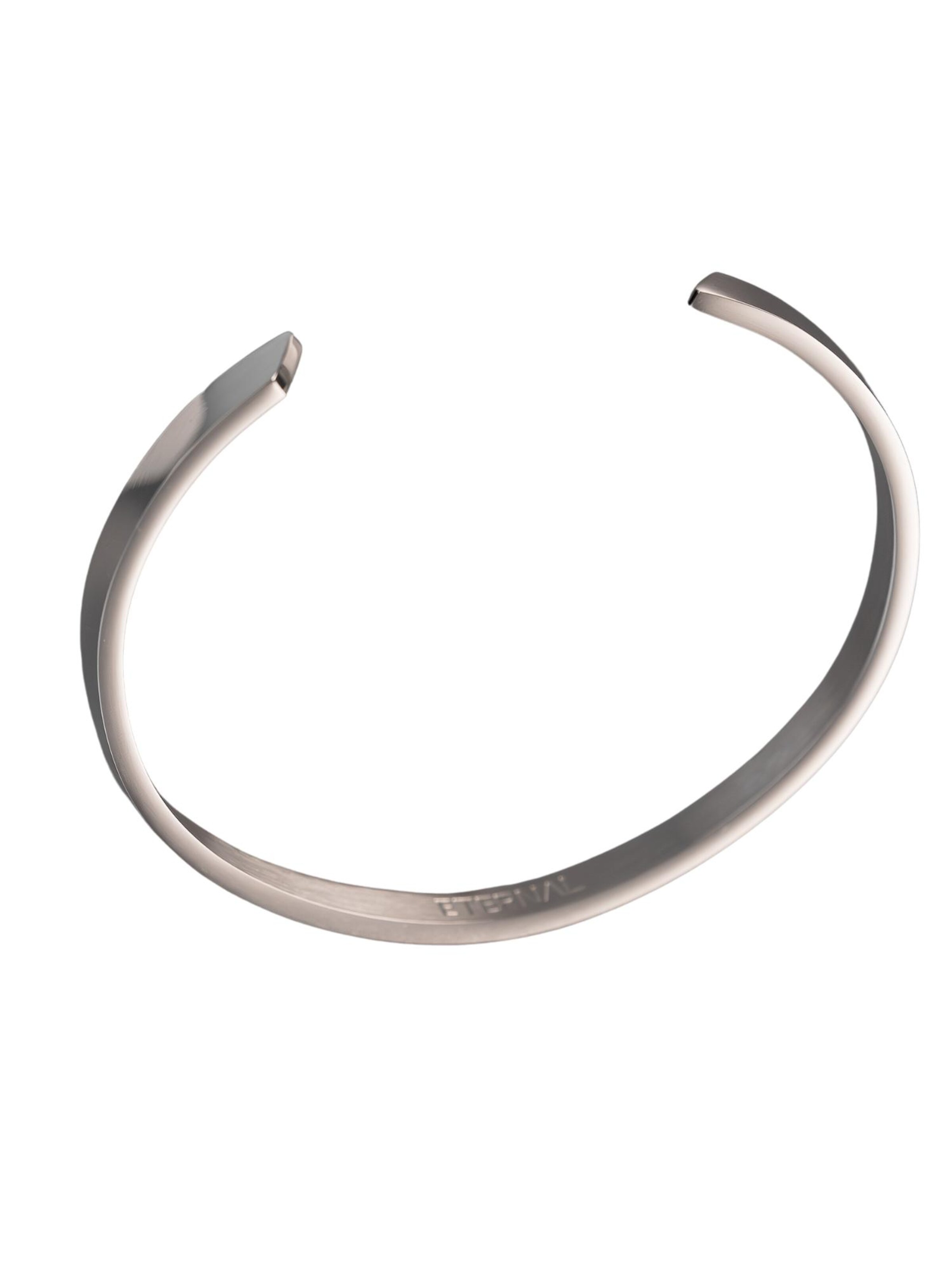 Eternal Bracelet 'Minimal' in Silver: front