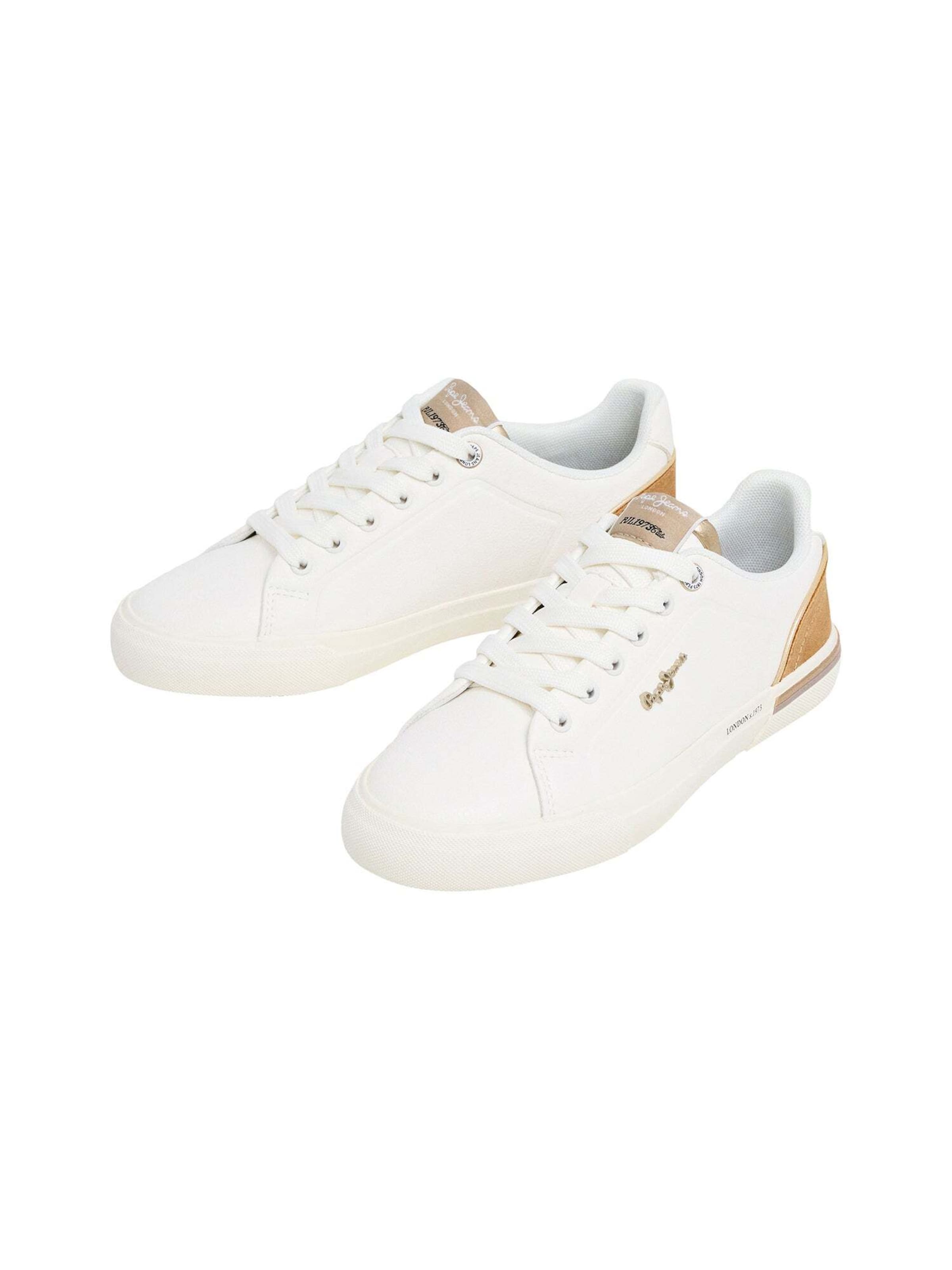Baskets basses 'Kenton Campus' Pepe Jeans en blanc