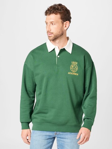 Only & Sons Sweatshirt 'DAVID' in Green: front