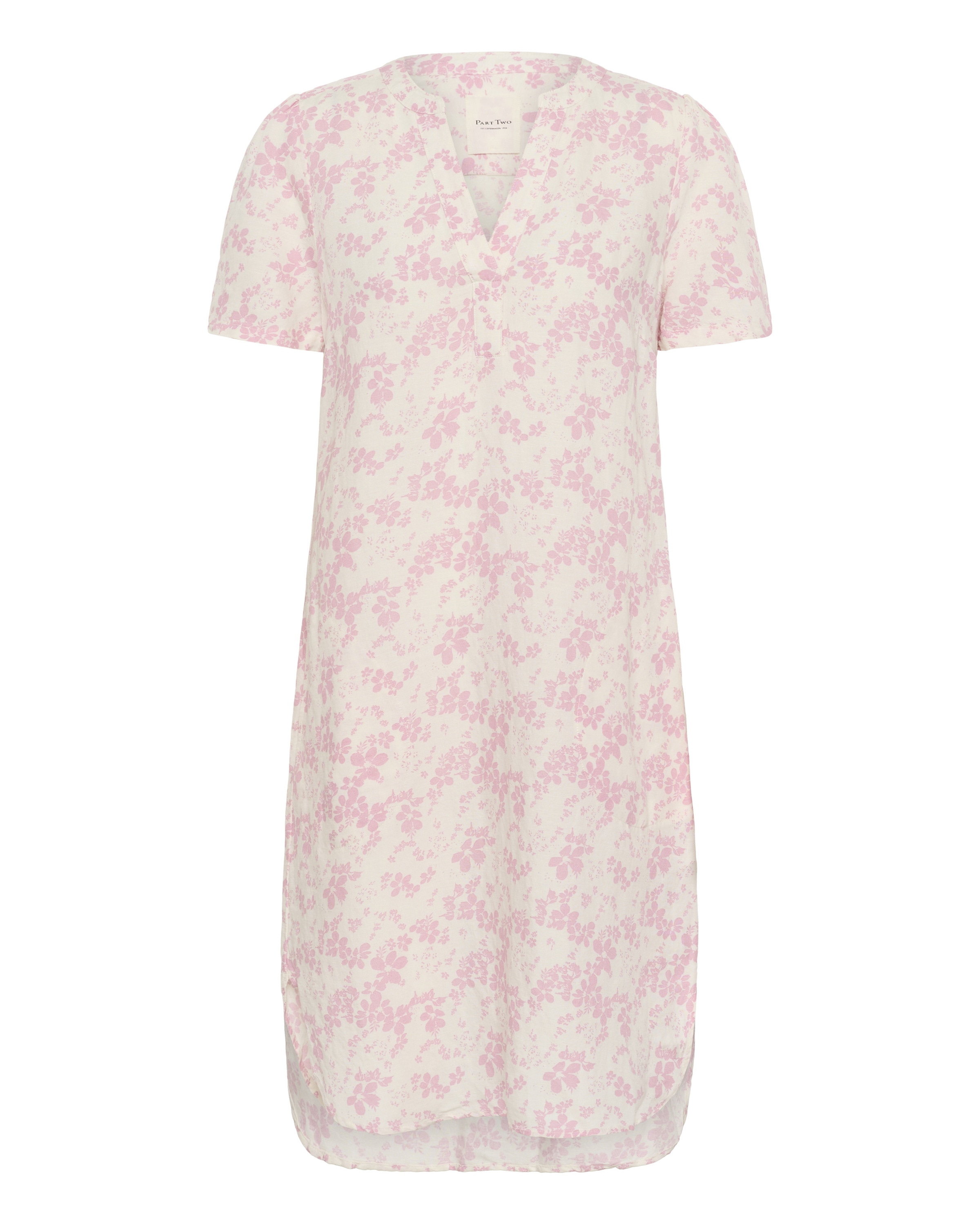 Part Two Jurk 'Aminase' in Roze: voorkant