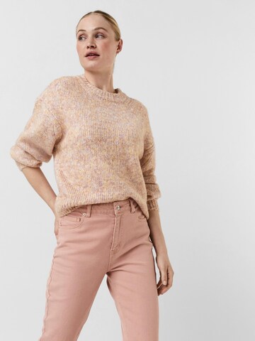 VERO MODA Svetr 'Cally' – pink: přední strana