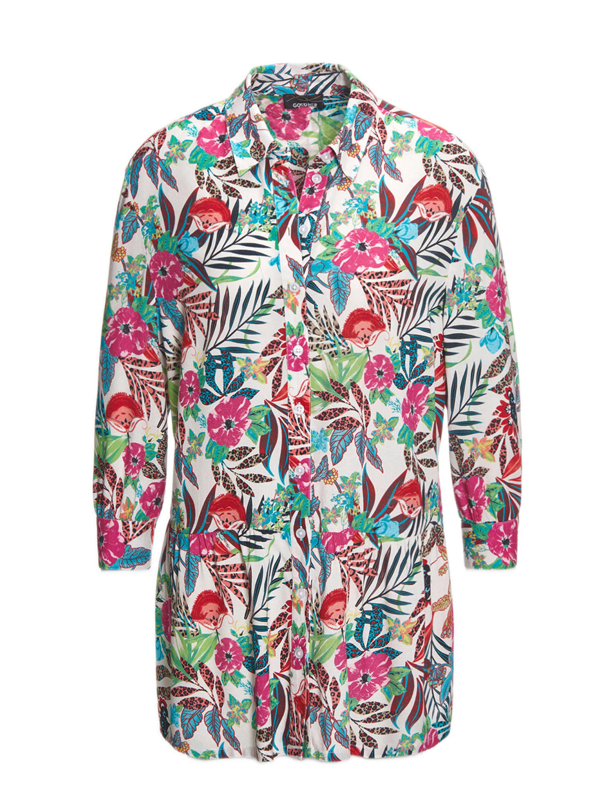 Goldner Bluse in mischfarben, Produktansicht