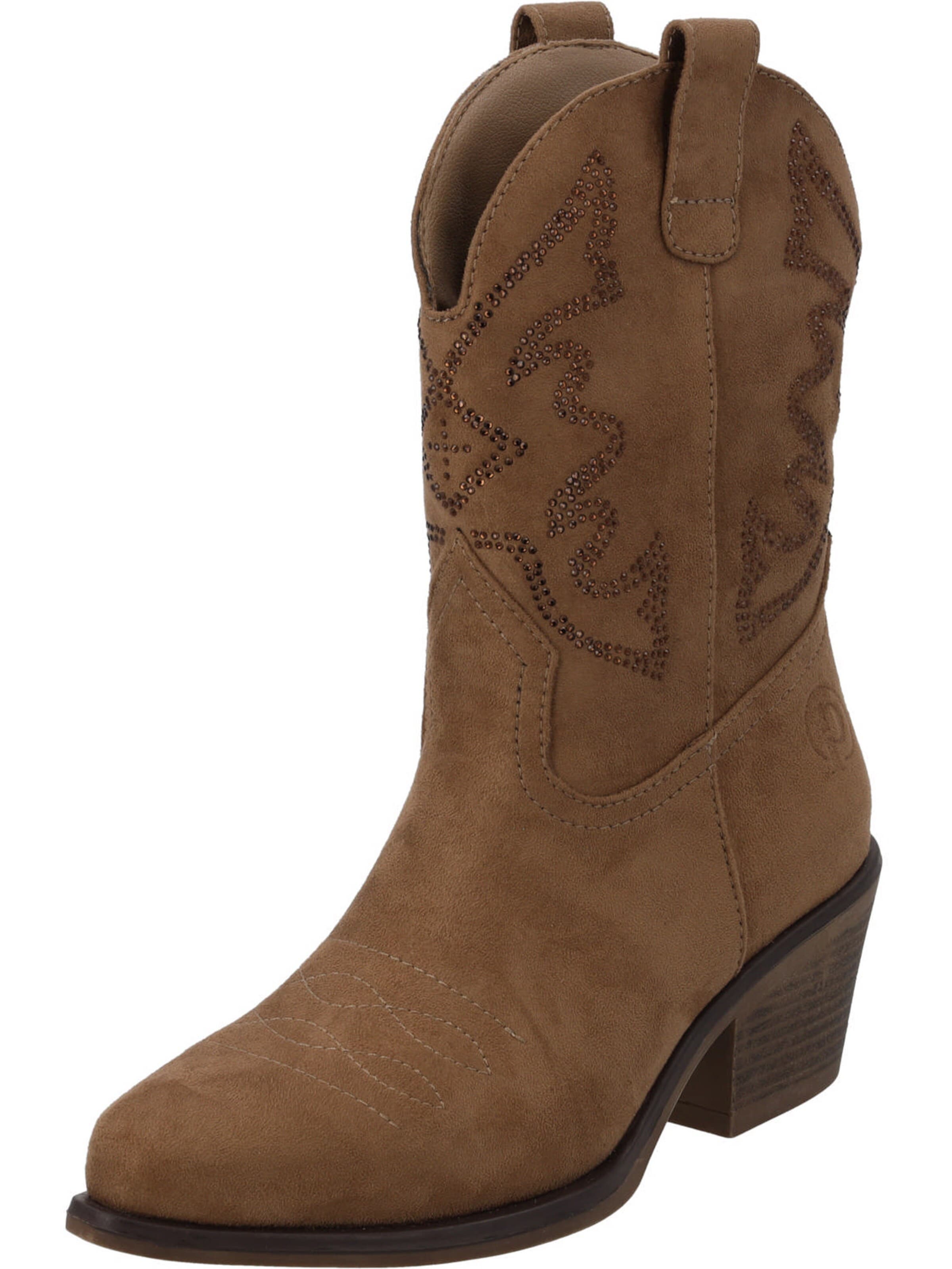 Palado by Sila Sahin Boots 'Meldy' in Braun: Vorderseite