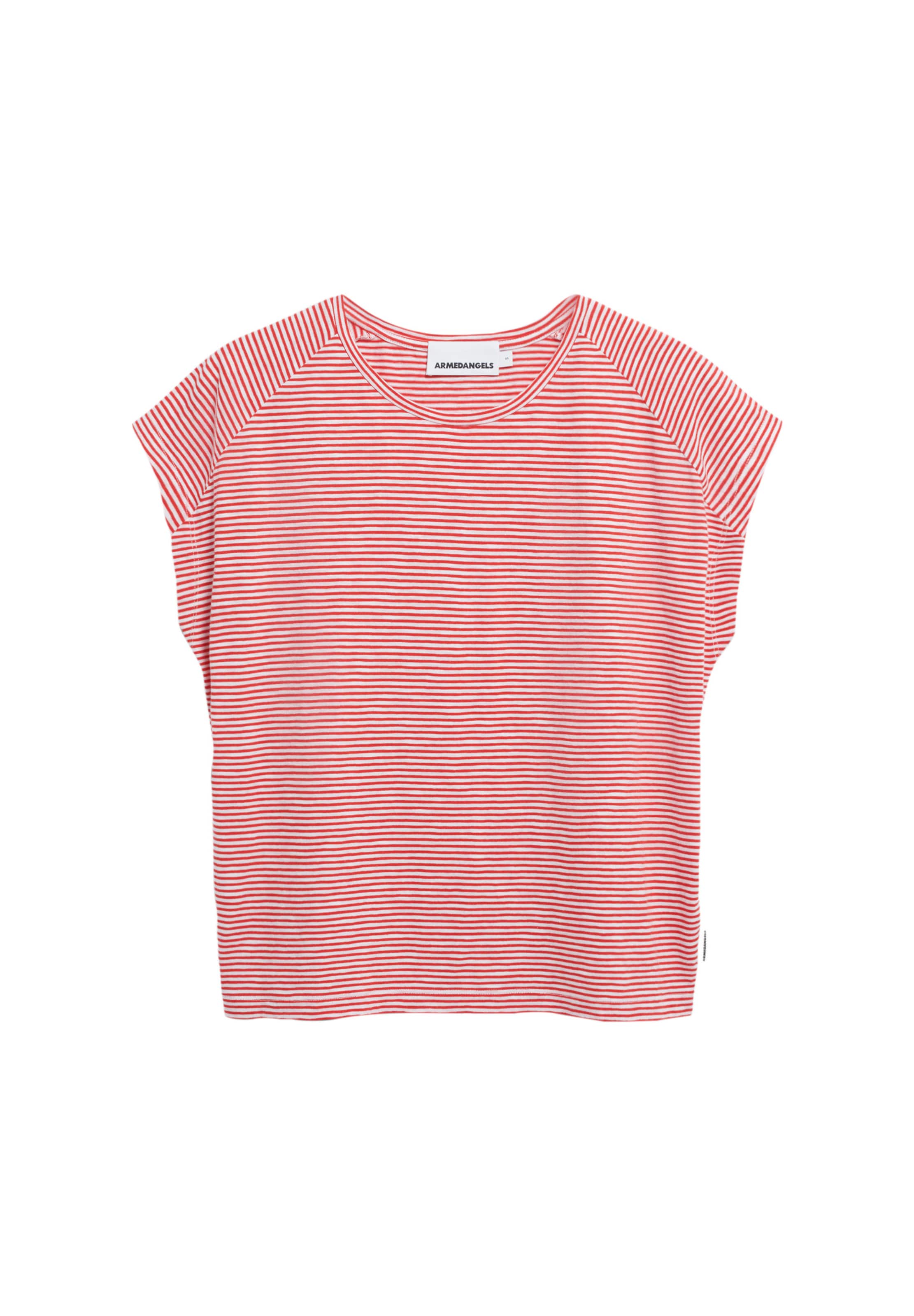 ARMEDANGELS T-Shirt 'Oneliaa' in Rot: Vorderseite