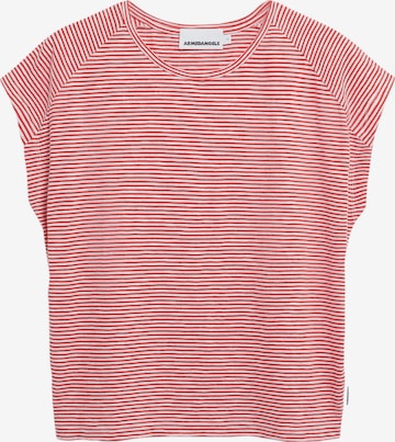 ARMEDANGELS T-Shirt 'Oneliaa' in Rot: Vorderseite