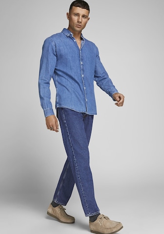 JACK & JONES Loosefit Jeans in Blau