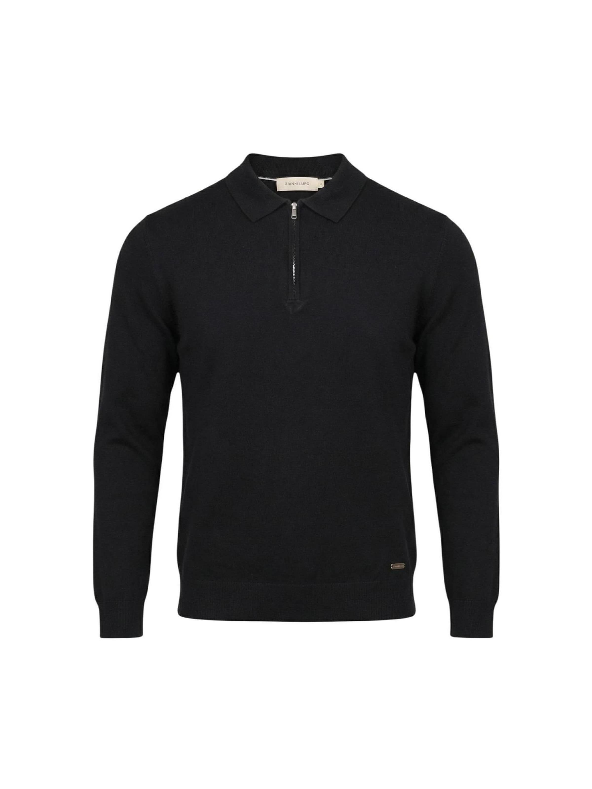 Maglia trikot 'GL35205-S26' di Gianni Lupo in nero: frontale