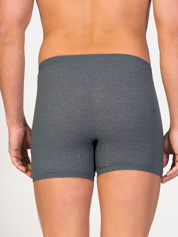 zd ZERO DEFECTS Boxer shorts 'Helios fly front boxer' in Grey