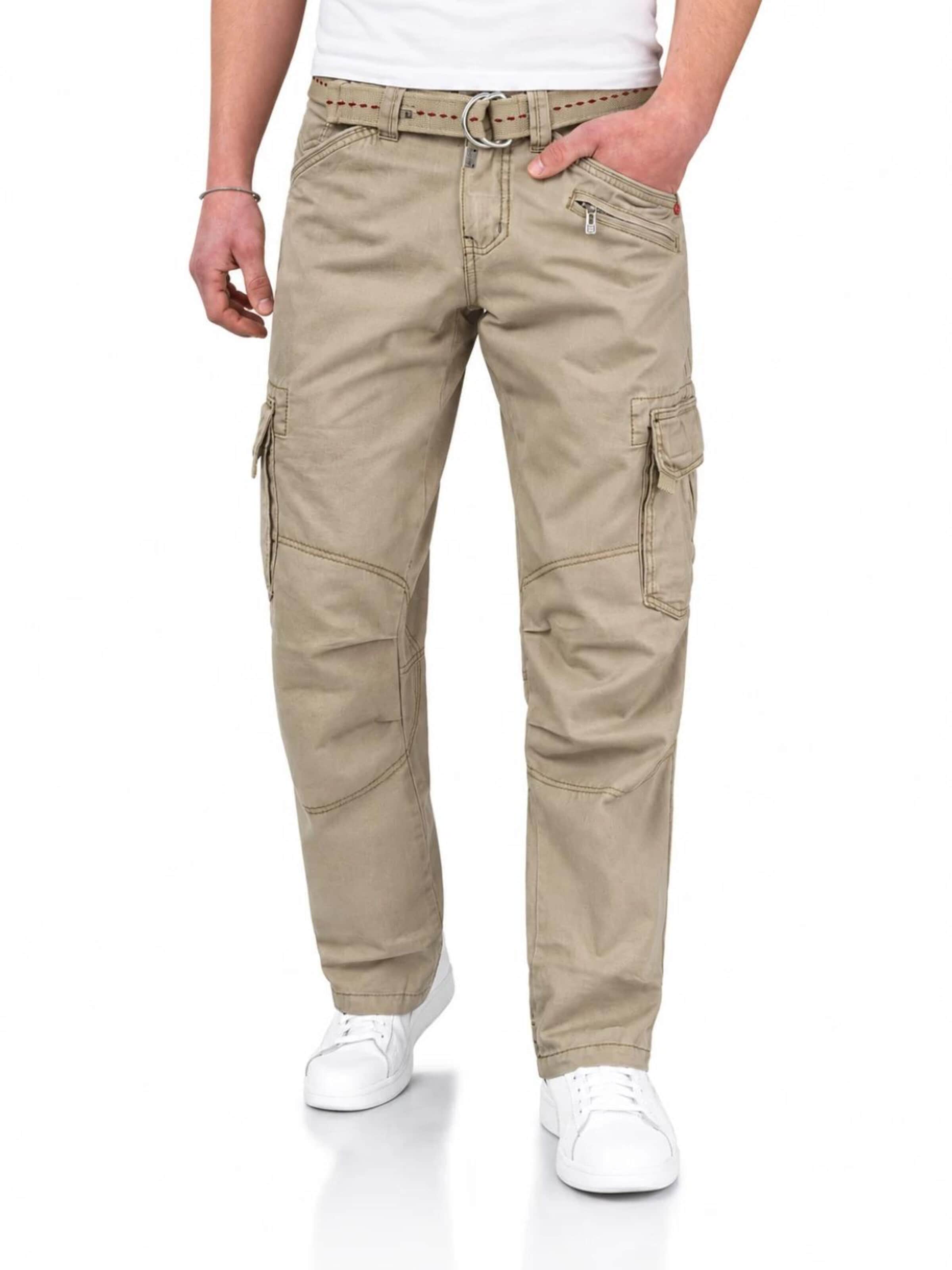 TIMEZONE Regular Cargo Pants 'BenitoTZ' in Beige: front