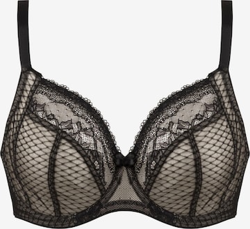 Soutien-gorge '1080' Vivisence en noir : devant