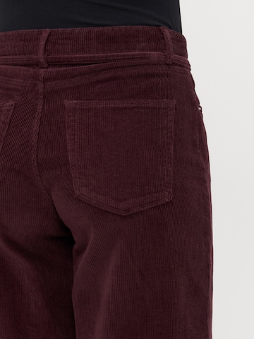 Only Tall Loose fit Pants 'ONLGIANNA-GLOBAL' in Red