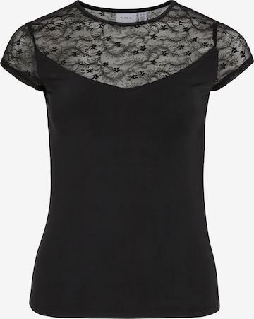 VILA - Camisa 'VILEOA' em preto: frente