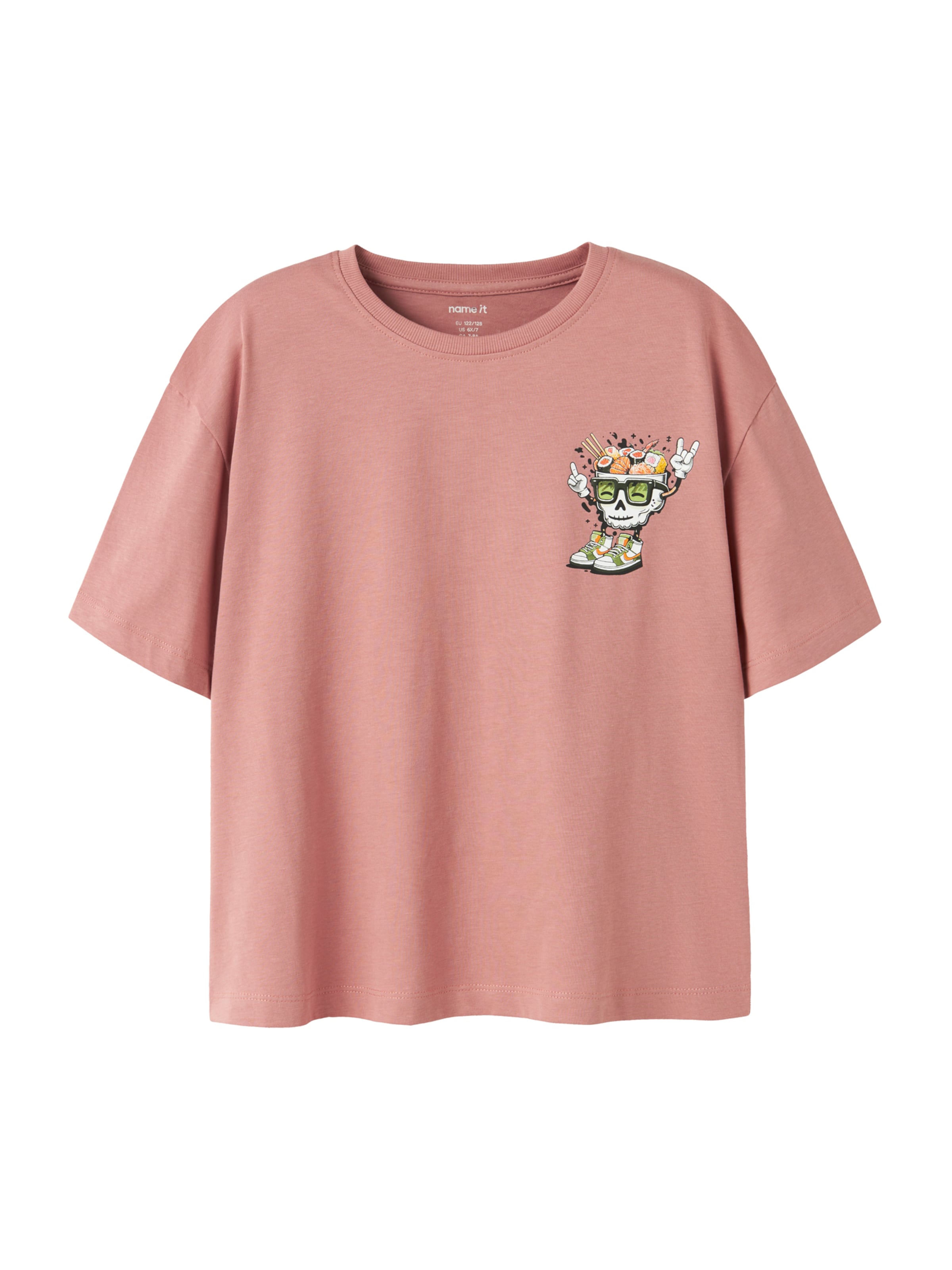 NAME IT T-shirt 'NKMTHAD' i rosa: framsida